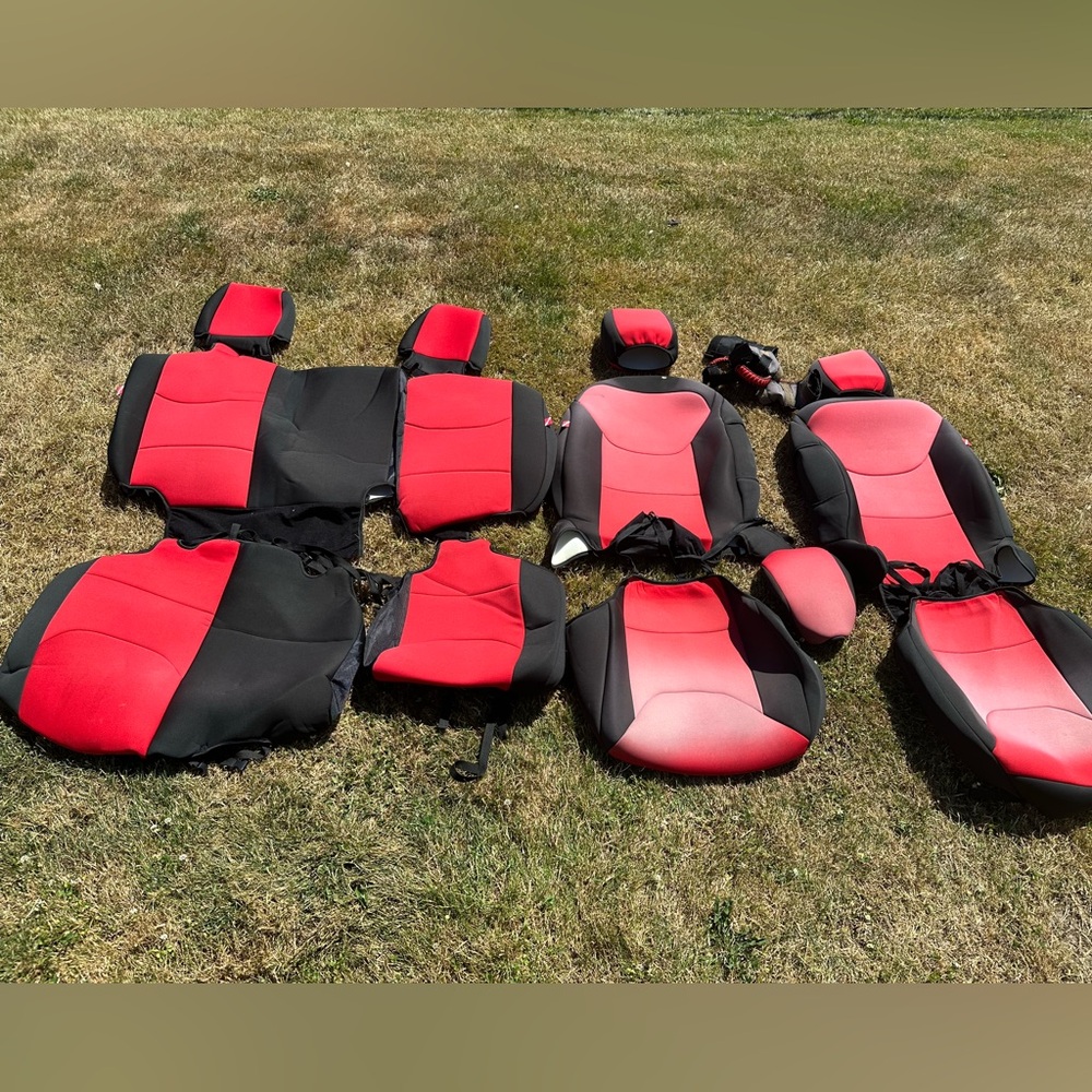Diver Down Front and Rear Neoprene Seat Covers for 07-18 Wrangler JKU 4 Door